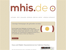 Tablet Screenshot of mhis.de